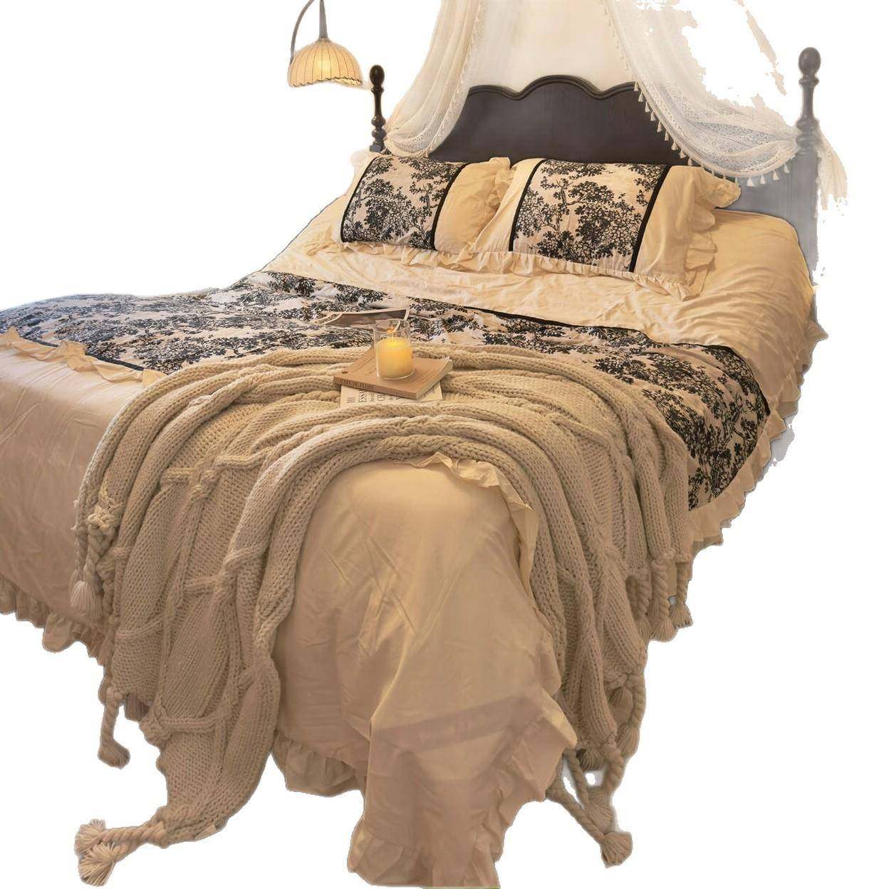 法式古马赛床全实复1木床米8风中古主卧双人床美式卧室轻奢AAJ大,淘宝优惠券,粉丝福利购,淘宝优惠卷