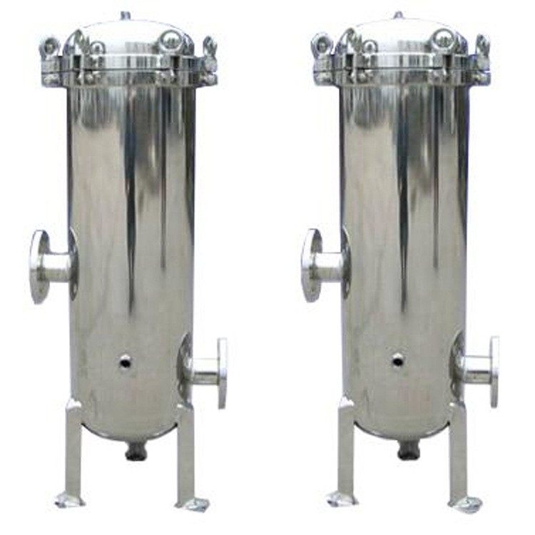 厂家直供不锈钢304材质保安精密立式筒式滤芯式过滤器 - 图3