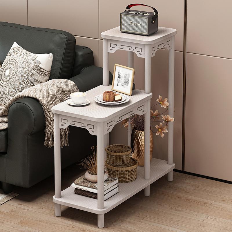 实木沙发边几可移动带轮小推车侧边柜子客厅家用茶几小户型茶水架 - 图2