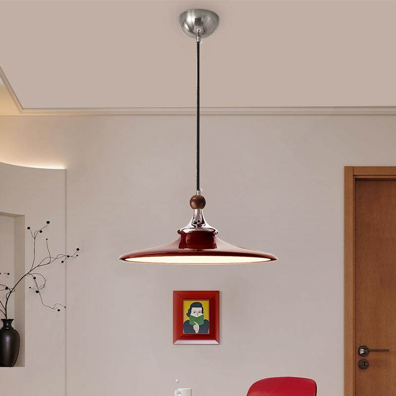 中古风餐厅吊灯复古风简约唯美床头书房设计师氛围感飞碟法式吊灯,淘宝优惠券,粉丝福利购,淘宝优惠卷