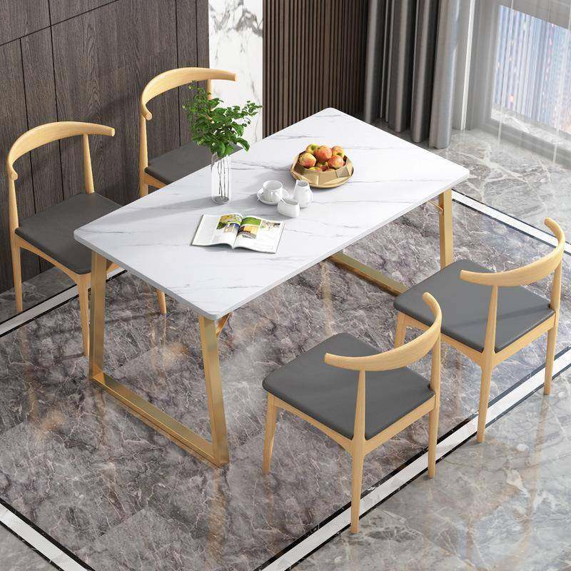 2小餐桌家用小户型现简约长方形人吃代饭256桌子快餐店奢桌轻椅组,淘宝优惠券,粉丝福利购,淘宝优惠卷
