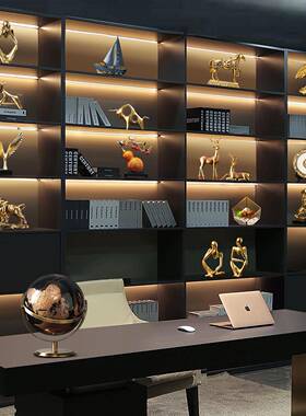 A6L现代简约轻奢摆件家居客厅酒柜装饰品老板办公室桌面摆设