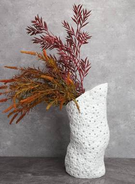 现代不规则桌树脂花瓶花插样简板房茶几面0017客厅书桌软约装饰品