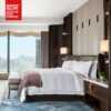 Fashion star hotel matching furniture hotel standard room suite public area lobby furniture hotel bed solid wood whole house