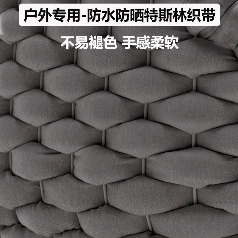 别墅户外沙发组合售楼部庭院花园休闲藤编家具设计师室外阳台藤椅 - 图1