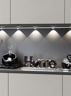 现代玄关钥匙收纳摆件入户进门口鞋柜锁匙轻奢装饰品乔迁新居礼品