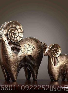 正品北简约居客厅酒柜欧电视柜装饰大象品摆件书房家间摆设工艺品