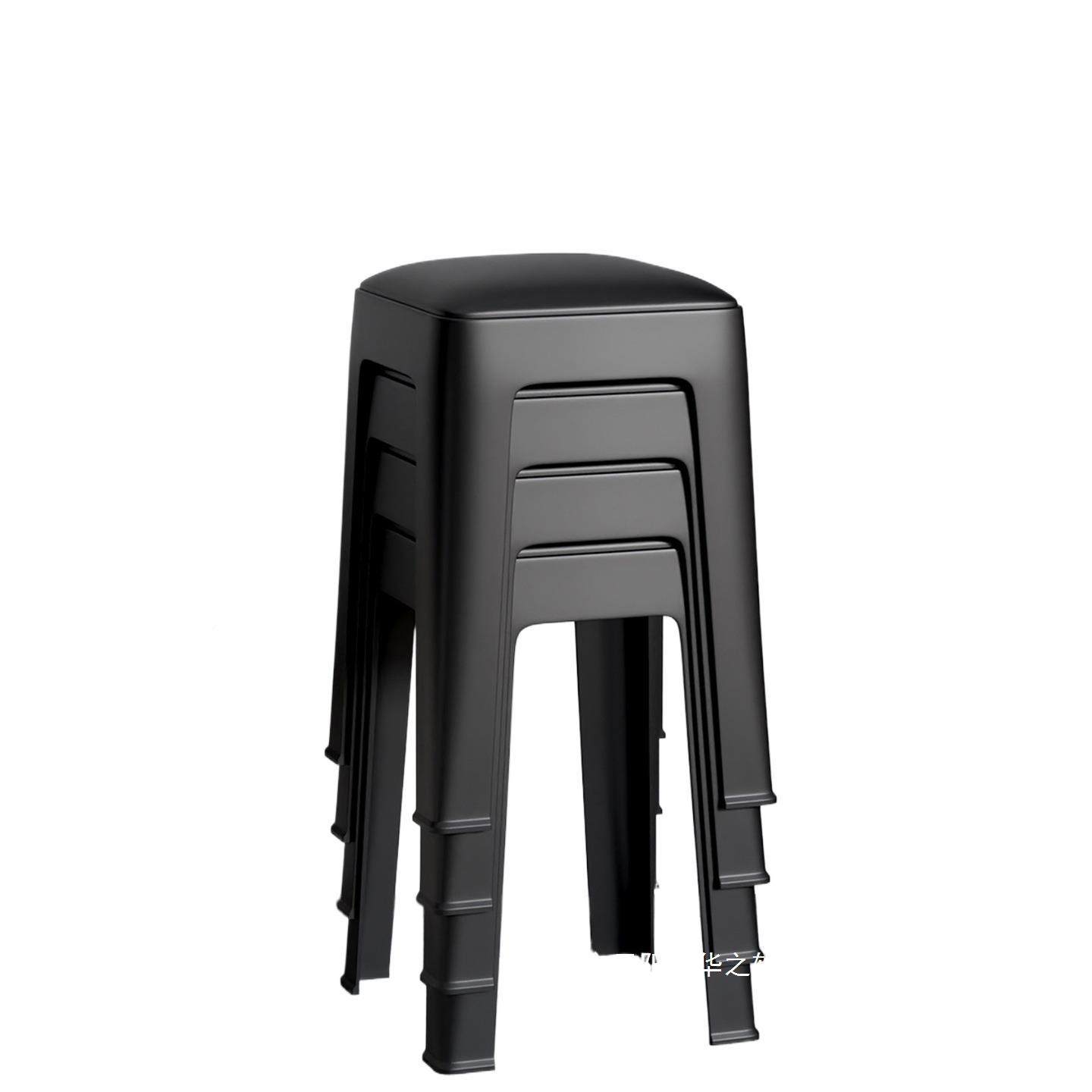 桌塑料凳子家用加厚可叠放软包方凳轻备感奢客985厅餐板凳用椅子,淘宝优惠券,粉丝福利购,淘宝优惠卷