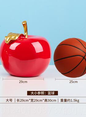 高档网平安红苹果摆件创意家电居饰品关视柜酒柜装玄饰新年圣诞节