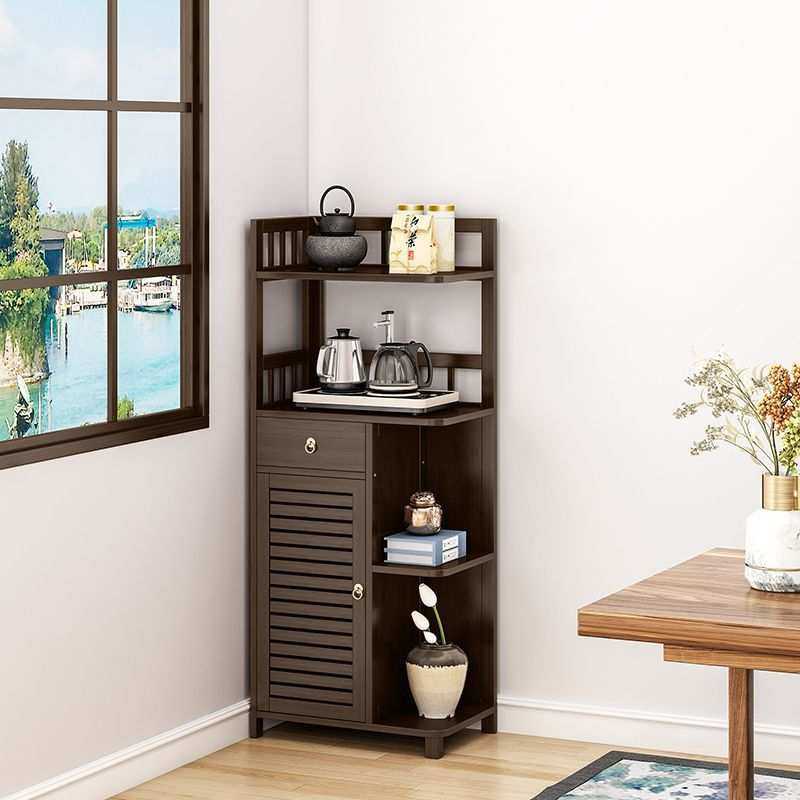 北欧落地转角柜客厅三角形收纳储物柜现代简约拐角茶柜多功能新款,淘宝优惠券,粉丝福利购,淘宝优惠卷