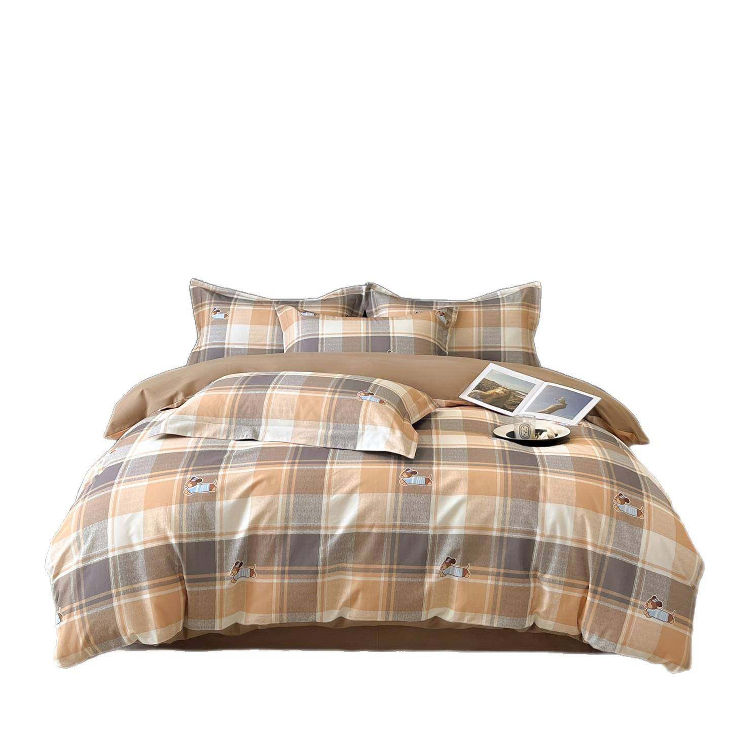 轻奢加厚磨毛床上四件套纯棉全棉保暖床单被套2025新款秋冬床品4,淘宝优惠券,粉丝福利购,淘宝优惠卷