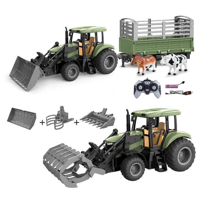 新品电动遥控农夫车儿童大号拖拉机可手机操作汽车遥控玩具,淘宝优惠券,粉丝福利购,淘宝优惠卷