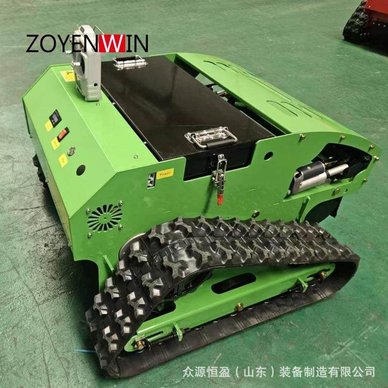 履带式小型遥控割草机堤坝山坡碎草机电动众源四驱果园树林除草机,淘宝优惠券,粉丝福利购,淘宝优惠卷