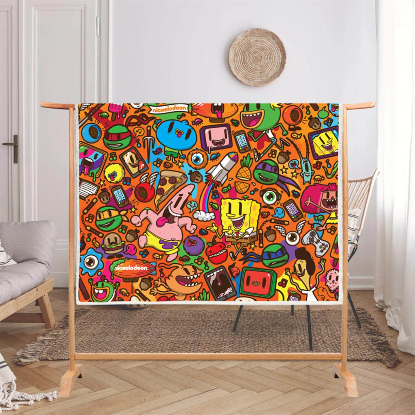 羊羔绒毯子卡通动漫印花毛毯双层加厚宝宝超柔软睡毯空调盖毯,淘宝优惠券,粉丝福利购,淘宝优惠卷