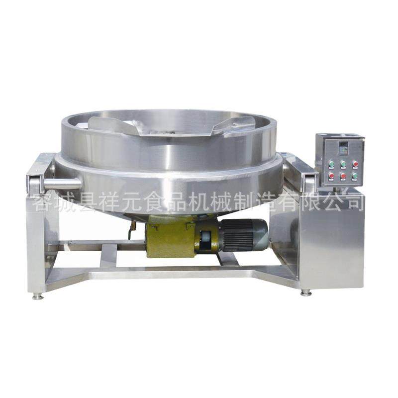 不锈钢炒菜机 燃气加热高粘度食品馅料烘焙设备 可倾式夹层锅,淘宝优惠券,粉丝福利购,淘宝优惠卷