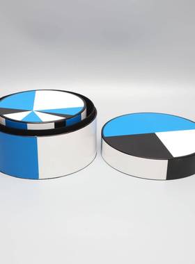 欧式蓝黑色接收纳盒样拼板房卧柜室书家房居酒客厅茶几装饰0113品