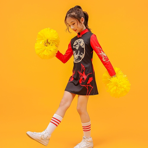 Футбольный детский школьный спортивный костюм подходит для мужчин и женщин, китайский стиль