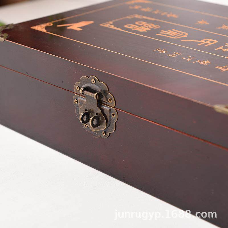 实香樟木家谱实盒式A22905-9木雕刻族谱盒翻盖宗谱收藏木盒木收纳,淘宝优惠券,粉丝福利购,淘宝优惠卷