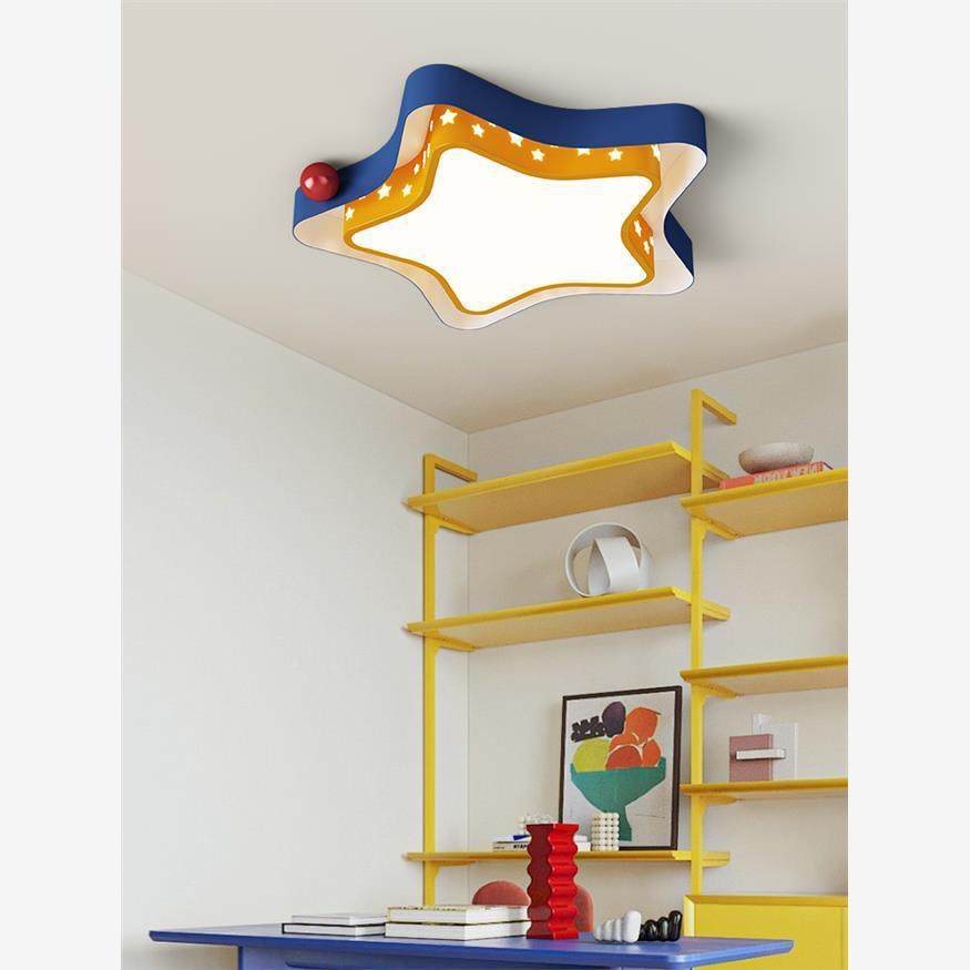 卧室吸房211灯顶创意儿童间灯男孩女孩儿园卡通全光幼谱护眼LED灯,淘宝优惠券,粉丝福利购,淘宝优惠卷