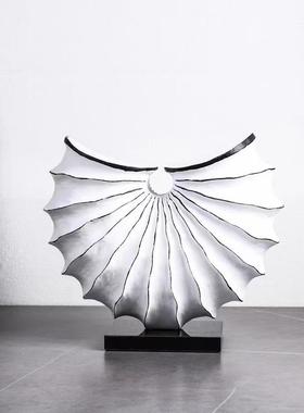 代轻奢样客板房间售楼处酒店玄关BYE柜摆件家现居厅软装饰雕品塑