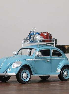 饰复道古铁HRV艺老爷车模型具型铁艺装工艺品摆件摆设家居饰模品