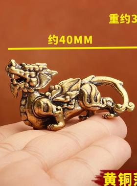黄铜龙九子摆件蒲牢嘲风工艺品摆设景区庙会地摊夜市跑江湖小商品