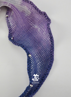 蕊工坊网纱钩织天然石银珠项链Choker 复古肌理感气质锁骨链颈饰