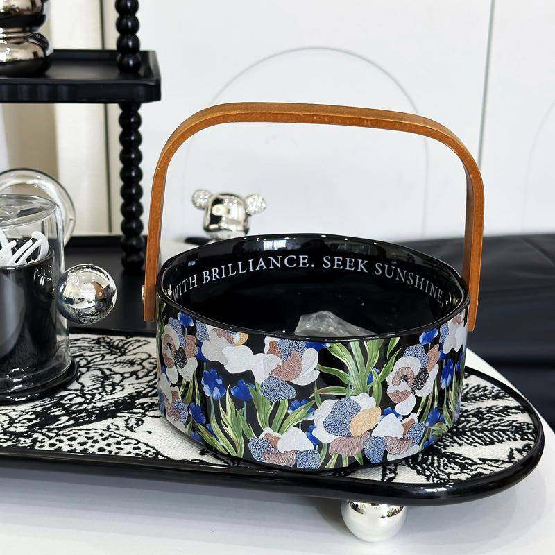 客茶几卧室陶瓷收纳桶103桌上家用面垃桶创意厅中古餐桌桌大号圾,淘宝优惠券,粉丝福利购,淘宝优惠卷