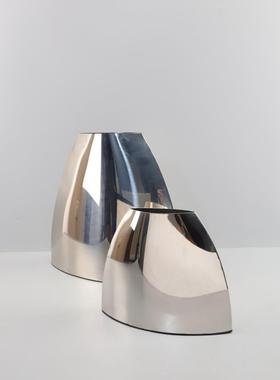 现简约室创代意不锈钢镜面花器卧室关茶几客厅办公书玄房家0493居