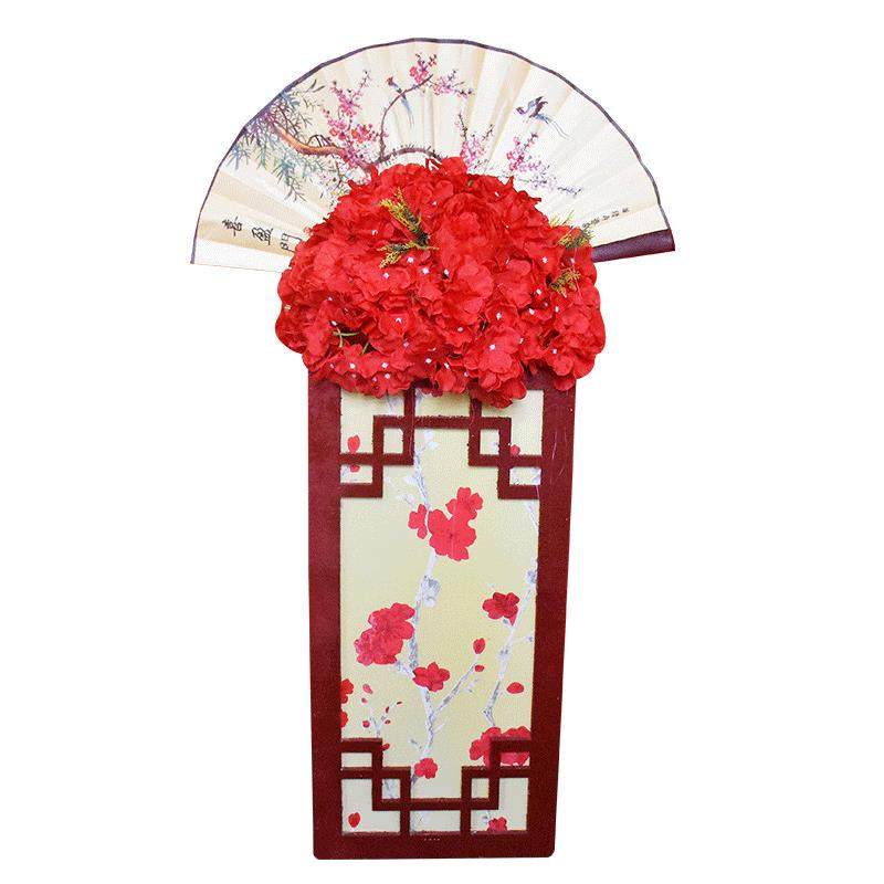 婚道具庆式路引中国风灯光方柱婚礼宾迎区舞台装饰布k001置过道摆,淘宝优惠券,粉丝福利购,淘宝优惠卷
