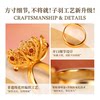 Intangible cultural heritage filigree flower ring for women