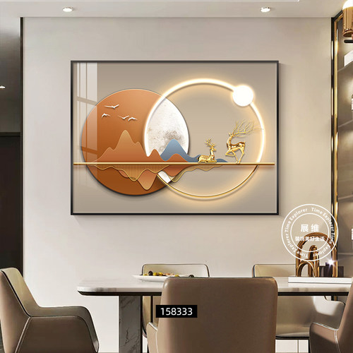 餐厅挂画现代轻奢2026新款饭厅挂画高级感简约墙壁装饰画高端 - 图1