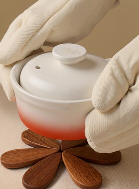 2025新款圣诞树隔热垫餐桌摆件高级感创意实木防烫垫折叠锅垫杯垫