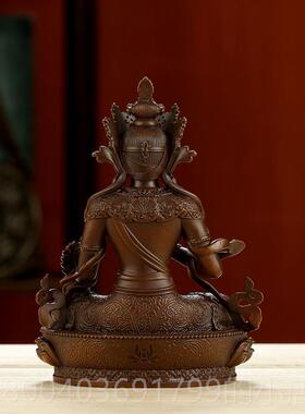 高档藏传密宗铜便制车携式佛古像饰品精小工B级2英寸