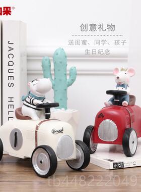 正品老爷设车摆件家居饰品创意存钱罐储钱儿童房桌装摆办饰公室面