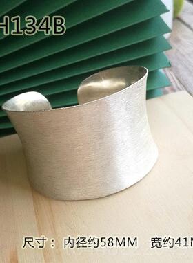 正品轻宽手炼妇版女纯银轻风银格银手炼覆古泰国清迈银珠宝个性化