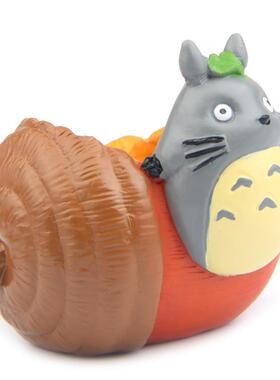 卡通猫小号迷你款站橡皮果吉猫花盆树脂DIY公仔桌面创意收纳摆件