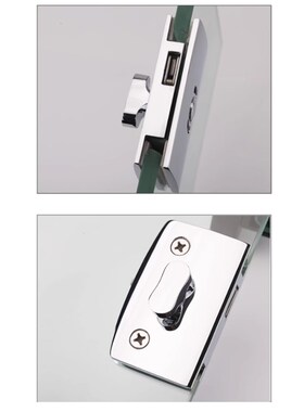玻璃门锁 卫生间指示锁 红绿显示插销锁