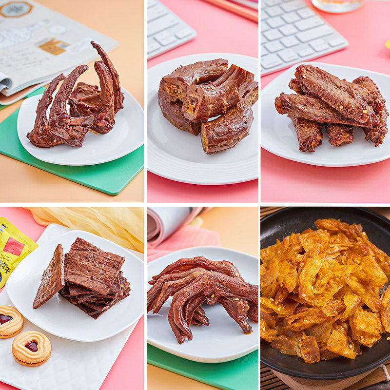 【周黑鸭官方旗舰店】武汉特产鸭脖锁翅卤味