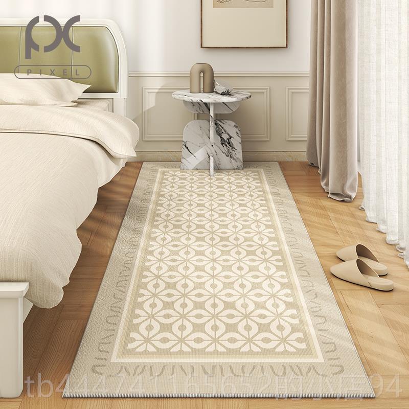 High-end carpet sleeping bedside blanket mat retro room maintenance-free bay window living room sound insulation mat thickened anti-slip