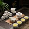 New Deccan white porcelain Kung Fu tea set tea home guest simple ceramic cover bowl cup teapot travel party