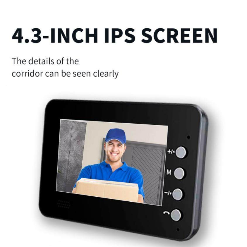 4.3寸带屏门可视讲铃家用高X3清视频智能可视无线高清线门对无铃,淘宝优惠券,粉丝福利购,淘宝优惠卷