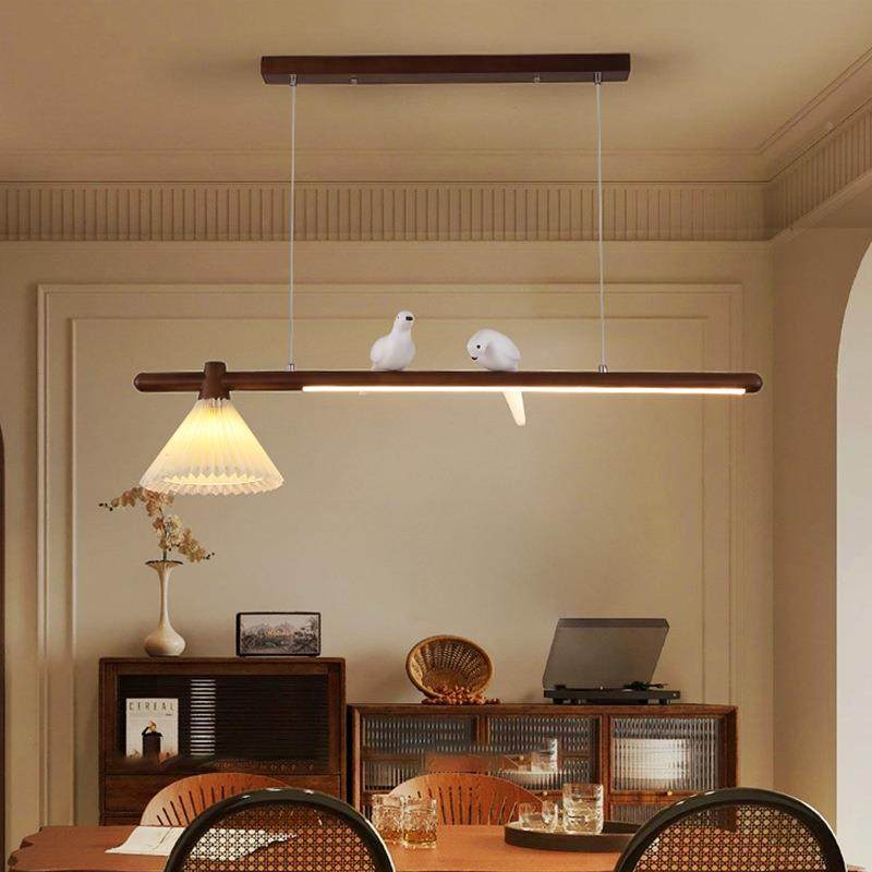 中餐厅吊灯美式复古桃木色古桌饭厅灯具创意407小胡鸟日式吧台餐,淘宝优惠券,粉丝福利购,淘宝优惠卷