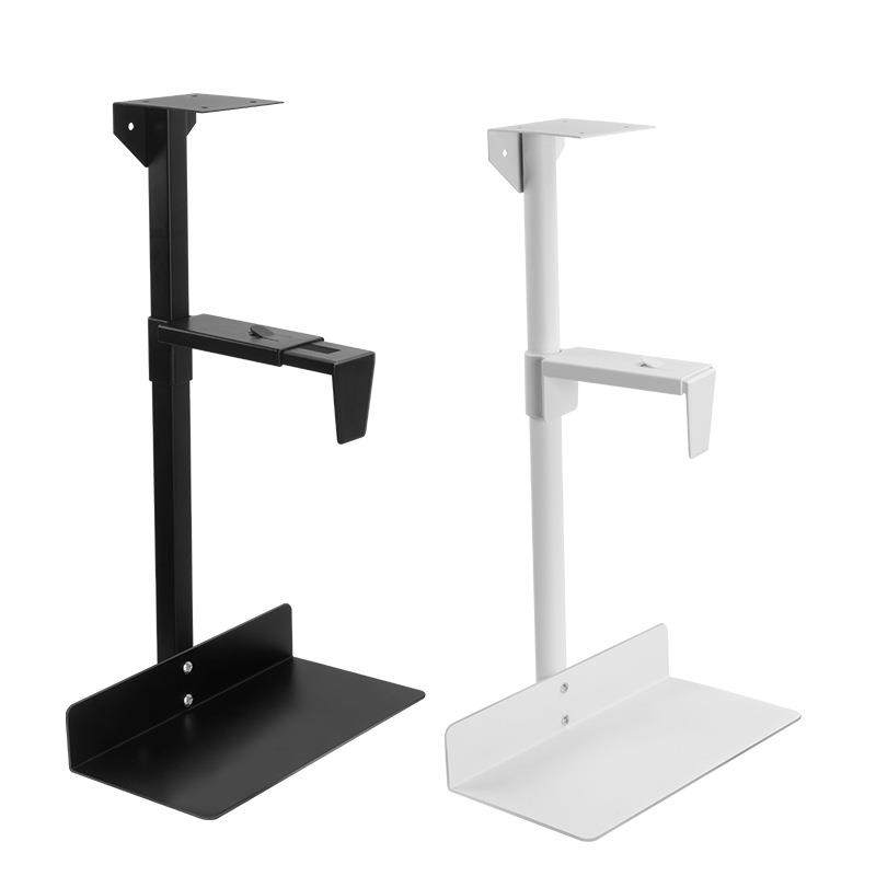 Desktop computer host rack hanging adjustable hanging chassis cooling rack under the table fixed wall bracket bracket