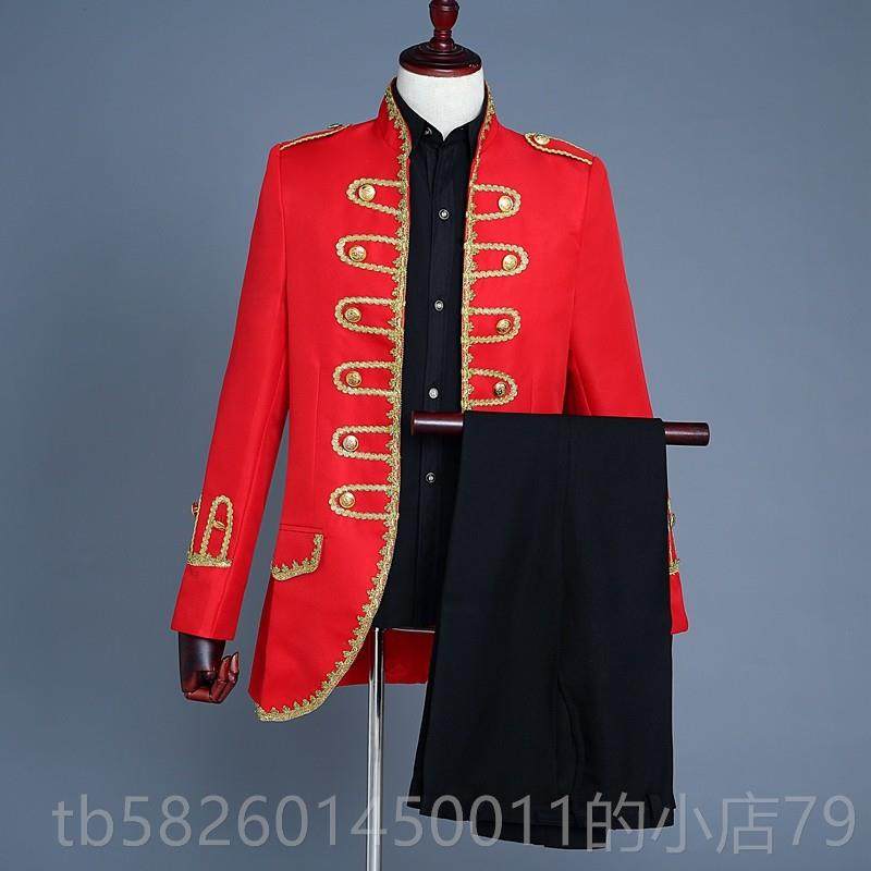 高档欧洲钮扣宫装表演服装男装男工作室主题持人燕尾演服舞台表服,淘宝优惠券,粉丝福利购,淘宝优惠卷