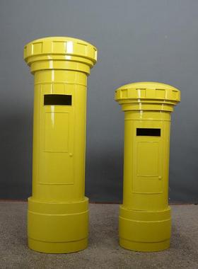 英伦复古铁艺邮模型摆家居软装饰品摆件创意见储意物ys308信箱道