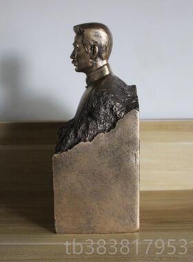高档塑原创家居房装饰工艺品名人物鲁迅雕像手办书架书桌面书小挡