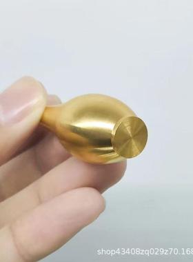 纯铜迷你小花瓶摆件桌面铜花瓶装饰仿古花器金属客厅插花创意摆设