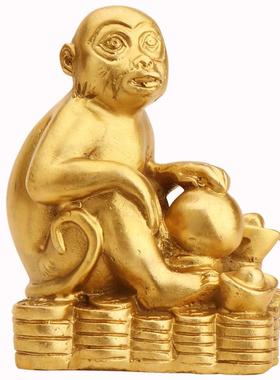 杨铜记 十二生肖 鼠牛虎兔龙蛇马羊猴鸡狗猪铜摆件 珠宝生肖