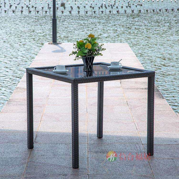 户外休闲编藤桌椅 庭院阳台桌椅五件套 奶茶店咖啡厅简约休闲桌椅,淘宝优惠券,粉丝福利购,淘宝优惠卷